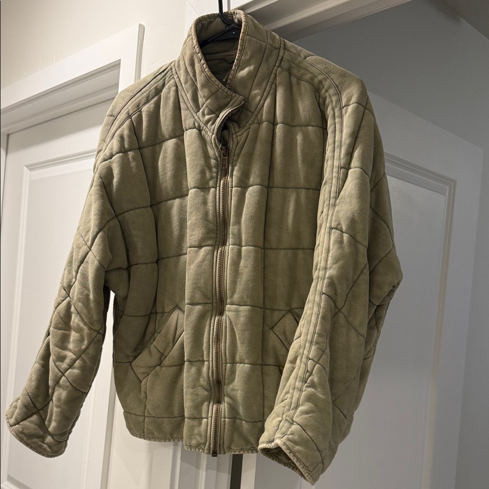 Quilted Tan Jacket